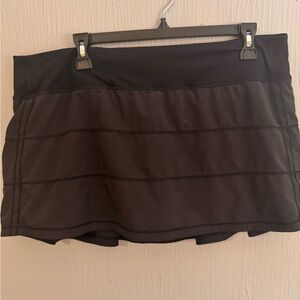 lululemon athletica Black Mini Skirt